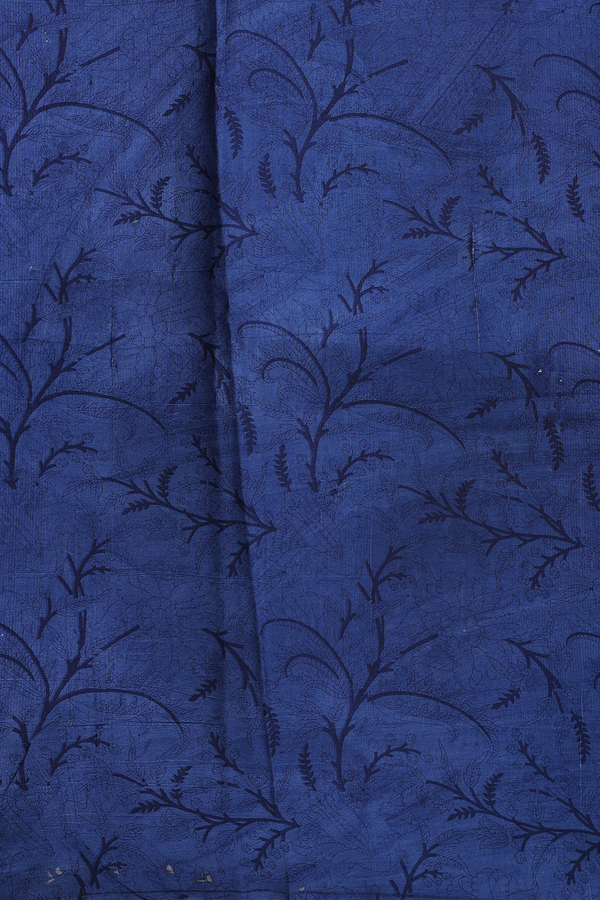 Chiffon Saree In Peanut Brown With Floral Printed Design