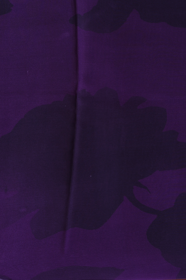 Chiffon Saree In Shades Of Purple With Stripes Design