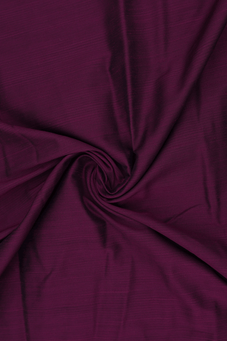 Chinese Collar Plain Plum Purple Raw Silk Long Kurta