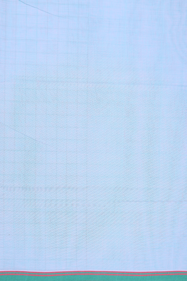 Coimbatore Cotton Saree In Blue With Checks Design