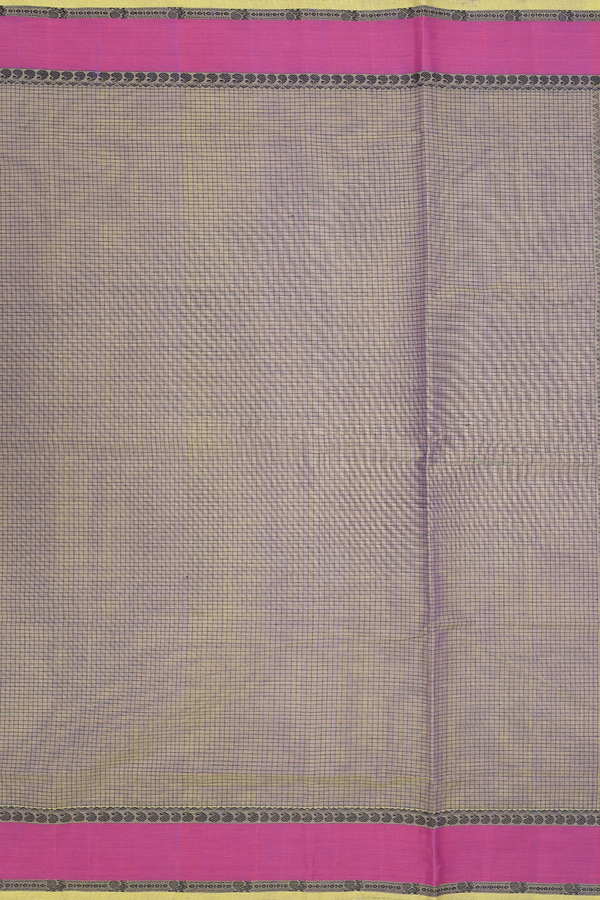 Coimbatore Cotton Saree In Dual Tone With Checks Design