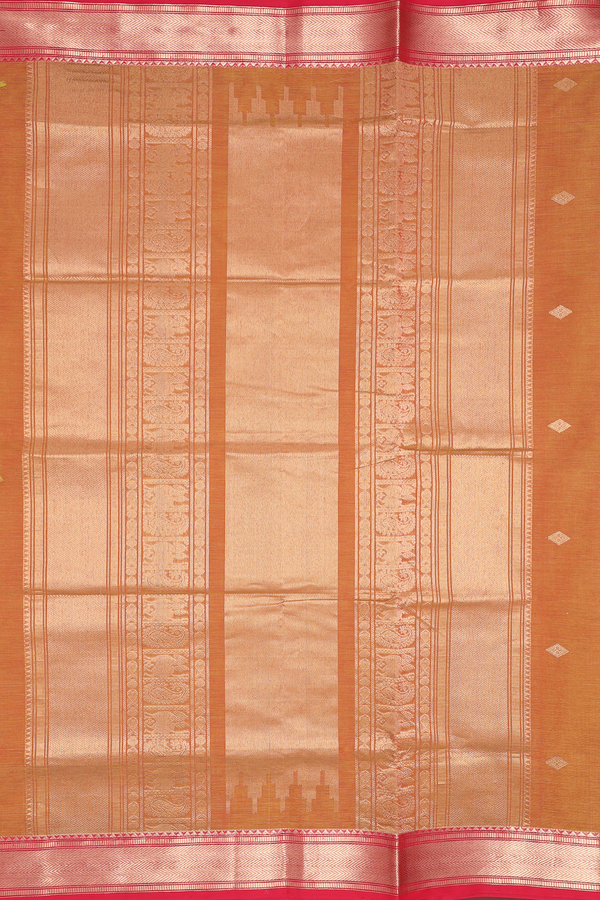 Coimbatore Cotton Saree In Dual Tone With Diamond Buttas