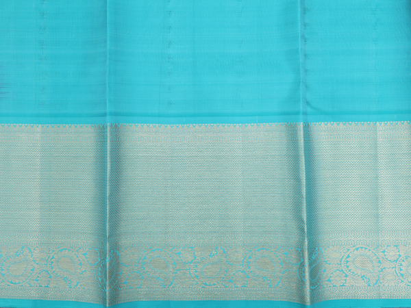 Contrast Border Pink Kanchipuram Silk Half Saree Material