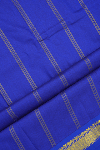 Contrast Zari Border Plain Dusty Purple Apoorva Cotton Saree