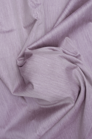Contrast Zari Border Plain Pale Purple Apoorva Cotton Saree