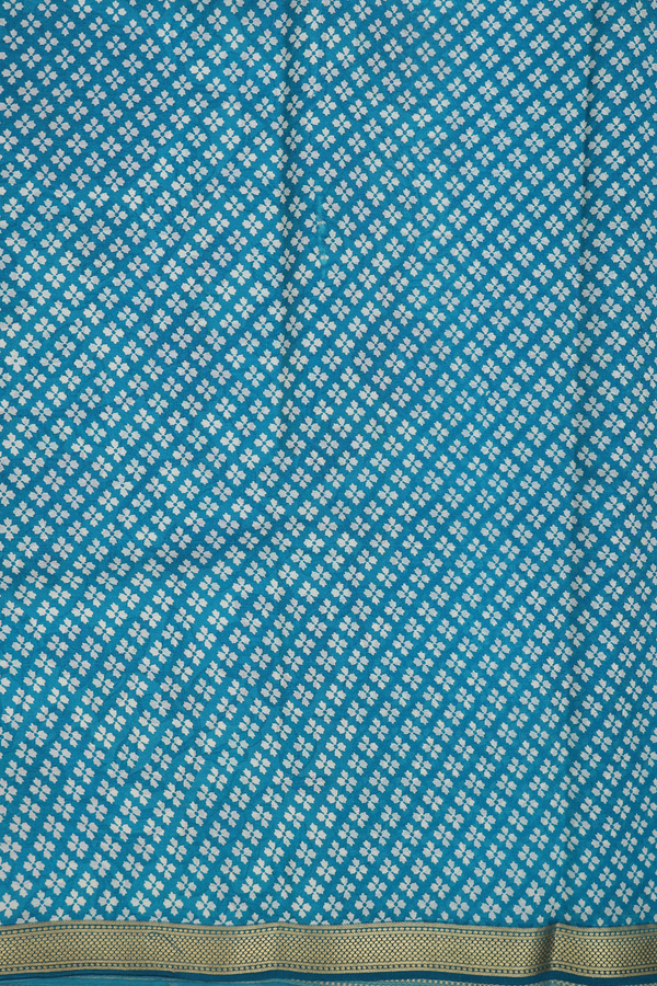 Crepe Saree In Beige With Floral Design