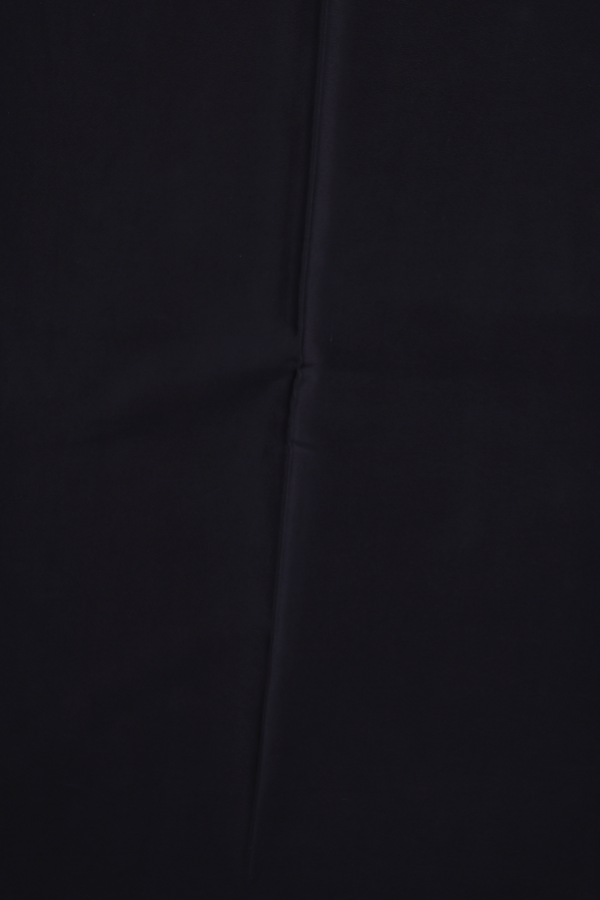 Crepe Saree In Black With Floral Design