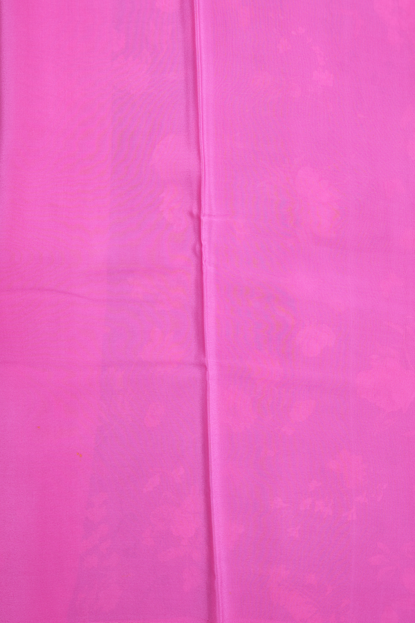 Crepe Saree In Dusty Purple With Floral Design