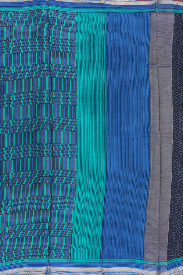 Crepe Saree In Multicolor With Allover Design