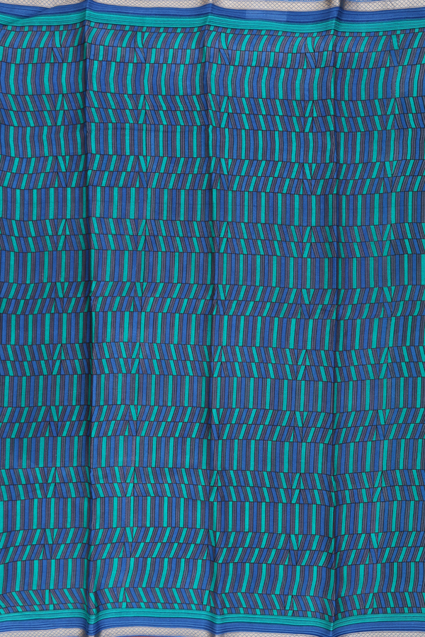 Crepe Saree In Multicolor With Allover Design