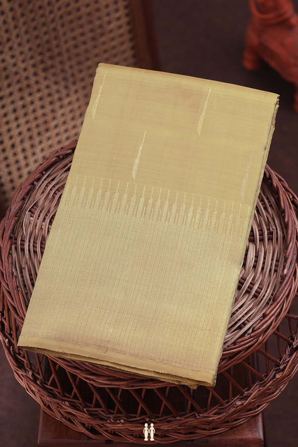 Kanchipuram Silk Saree In Brown With Malli Moggu Buttas