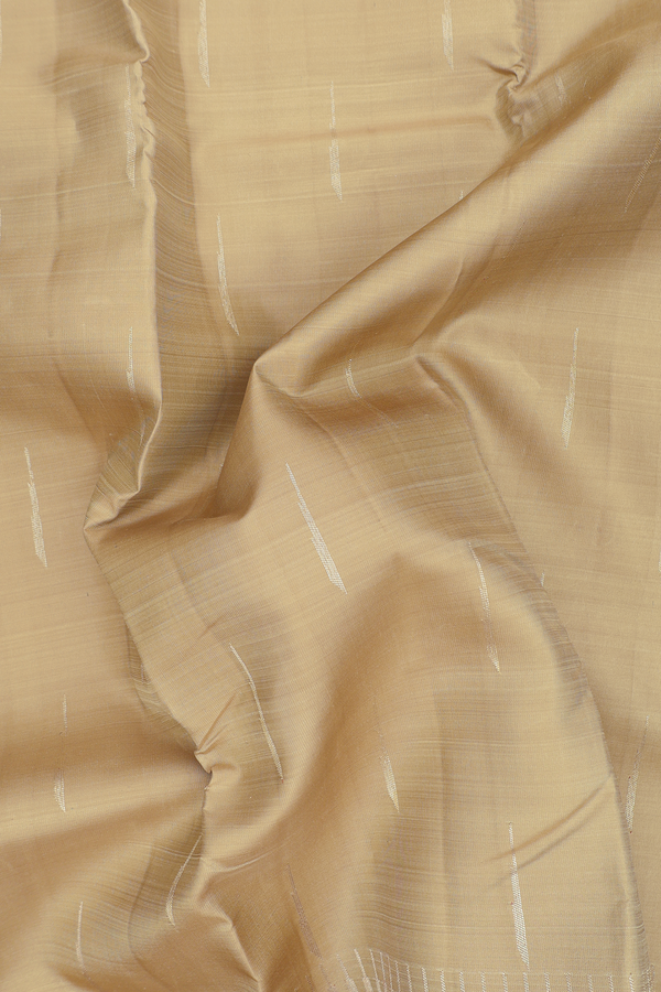 Kanchipuram Silk Saree In Brown With Malli Moggu Buttas