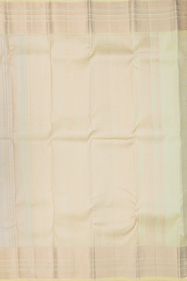 Organza Kanchipuram Silk Saree In Scarlet Red With Zari Motifs