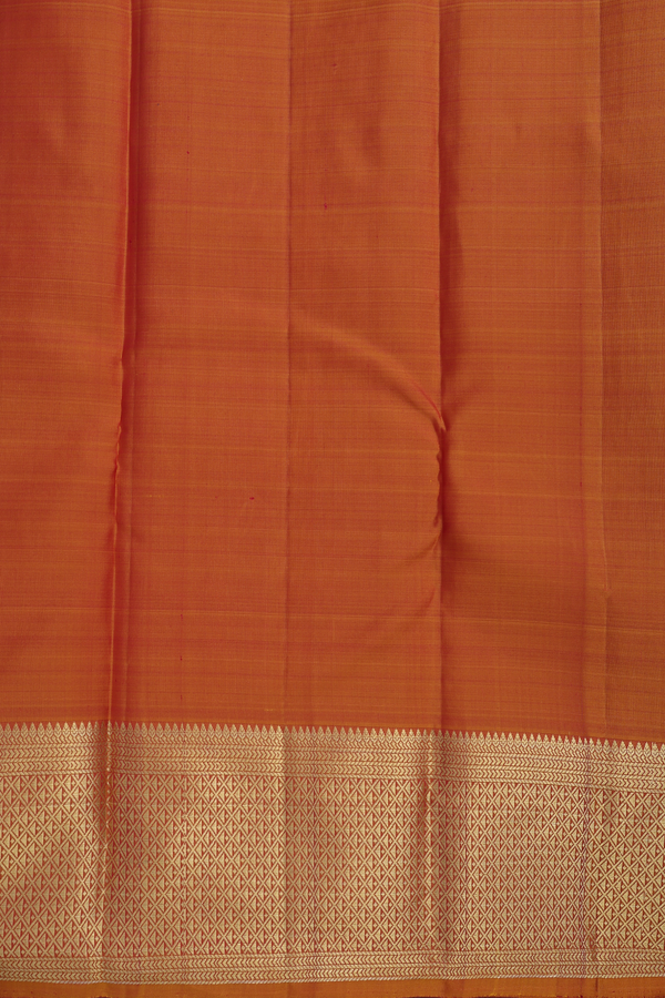 Kanchipuram Silk Saree In Orchid Pink With Brocade Design