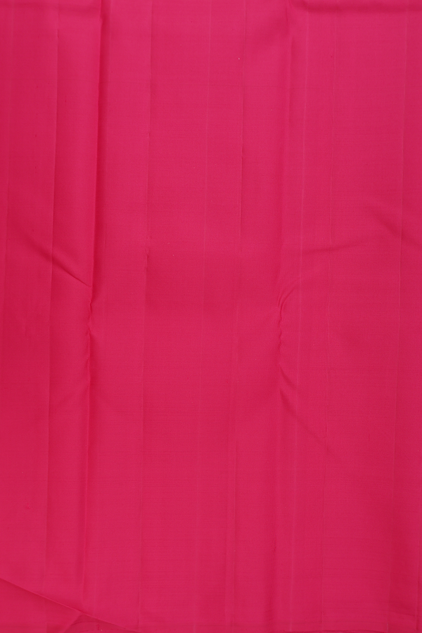 Kanchipuram Silk Saree In Red With Mandala Design