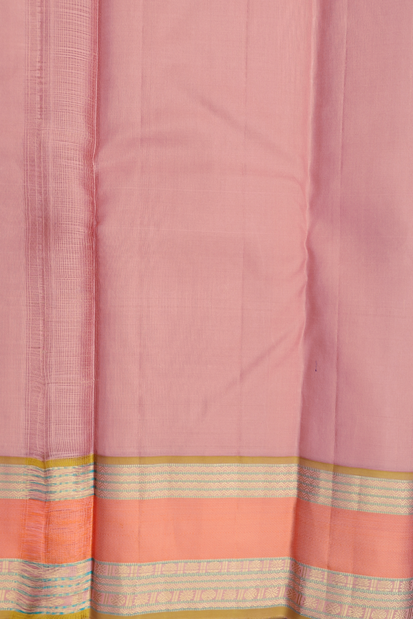 Kanchipuram Silk Saree In Royal Blue With Thilagam Buttas