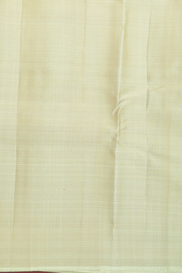 Kanchipuram Silk Saree In Pastel Green With Stripes Design