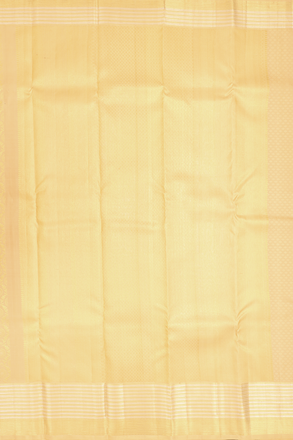 Kanchipuram Silk Saree In Biscuit Color With Brocade Design