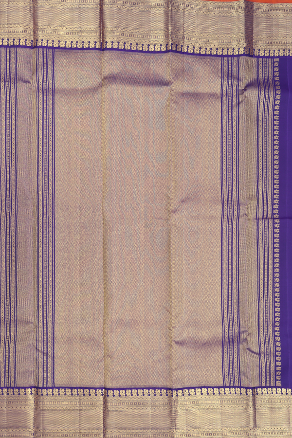 Kanchipuram Silk Saree In Pink With Peacock Buttas