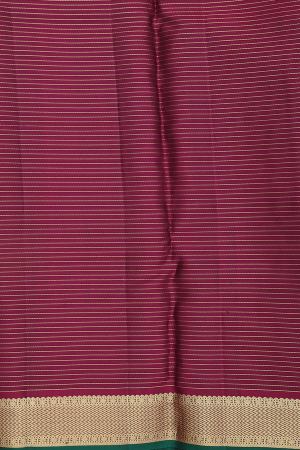 Kanchipuram Silk Saree In Black With Checks Design