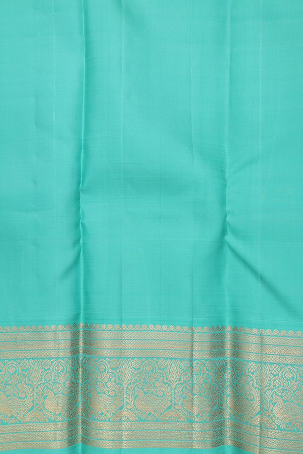 Kanchipuram Silk Saree In Lilac With Brocade Design