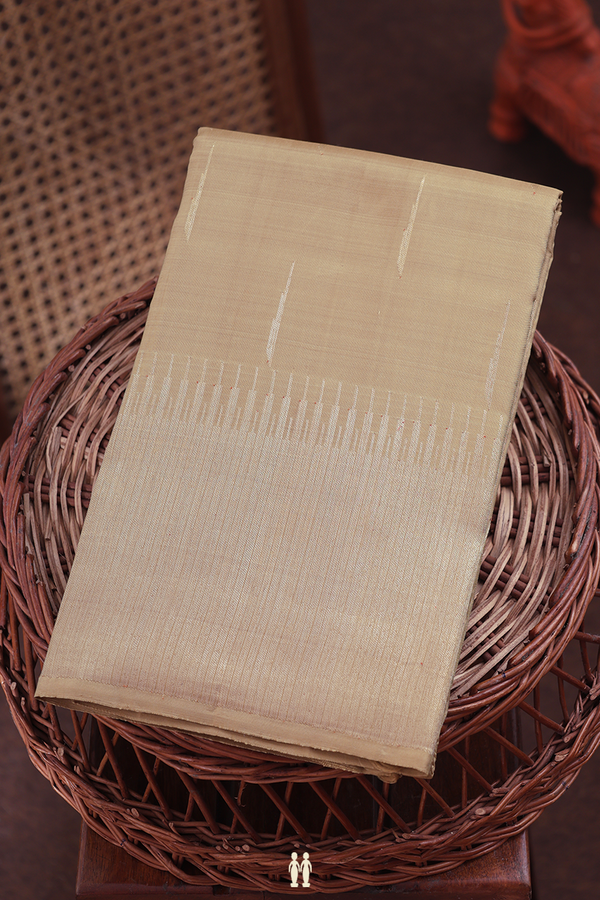 Kanchipuram Silk Saree In Brown With Malli Moggu Buttas