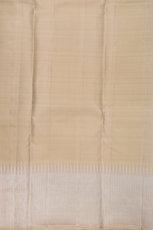 Kanchipuram Silk Saree In Brown With Malli Moggu Buttas