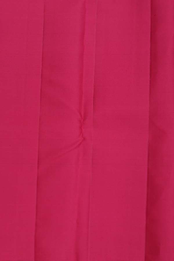 Kanchipuram Silk Saree In Berry Red With Mandala Design