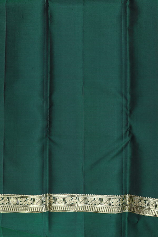 Kanchipuram Silk Saree In Berry Red With Checks Design