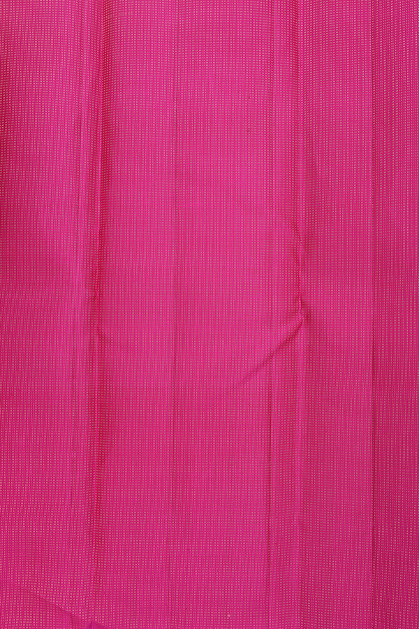 Kanchipuram Silk Saree In Purple With Horse Buttas