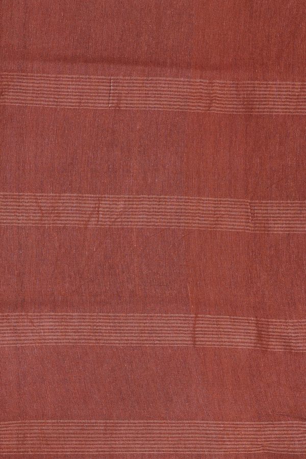 Tussar Silk Saree In Cream Color With Stripes Design