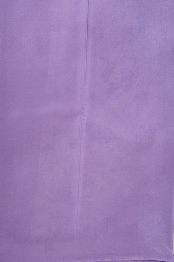 Crepe Saree In Dusty Grey With Floral Design