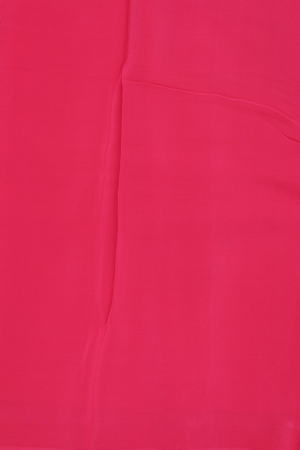 Chiffon Saree In Pink With Printed Design