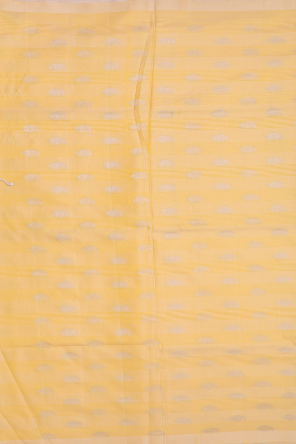 Soft Silk Saree In Cream Color With Hand Painted Design