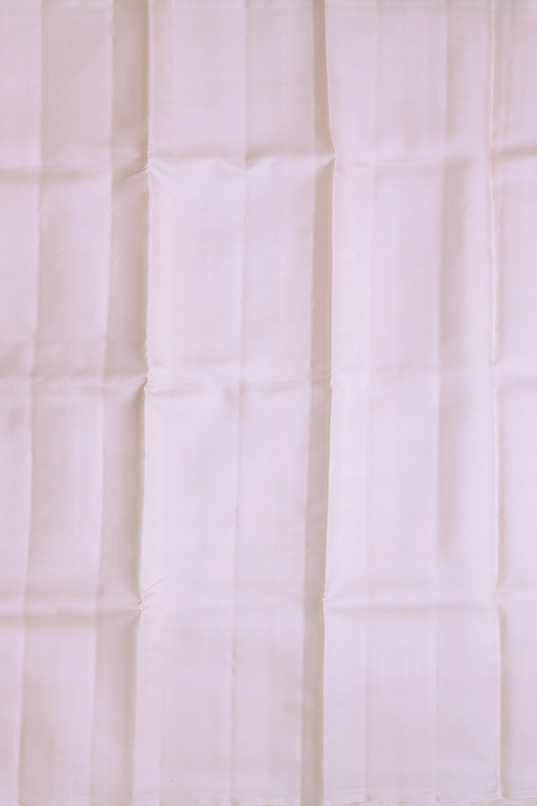 Zari Border Cream Color Silk Dhoti With Shirt Material