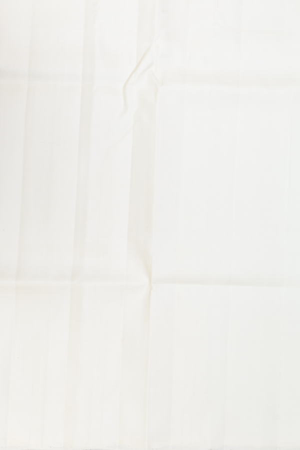 Zari Border White Silk Dhoti With Shirt Material