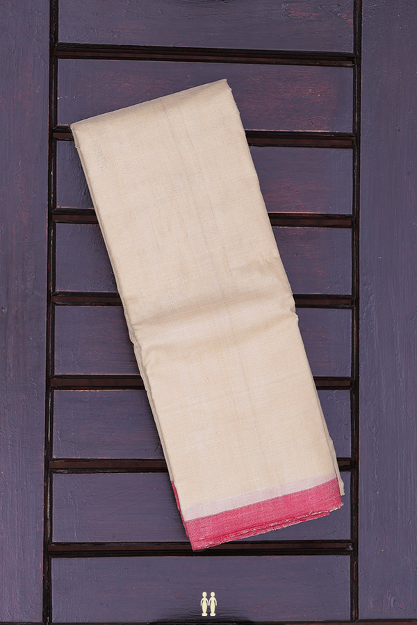Contrast Border Brown Vazhai Naar Dhoti