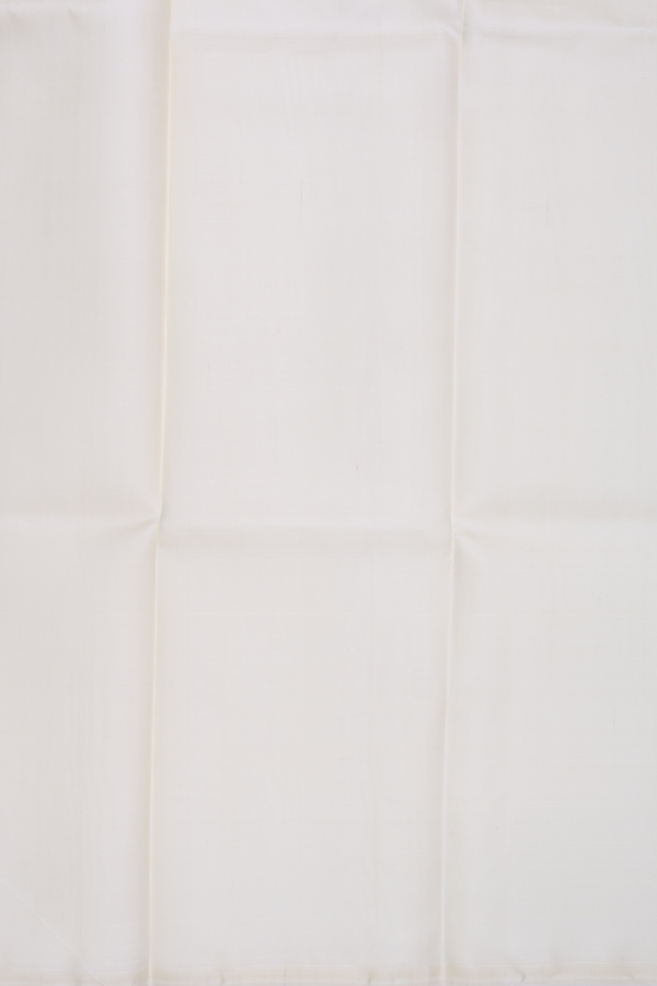 Seepu Rekku Border Off White Silk Dhoti With Shirt Material