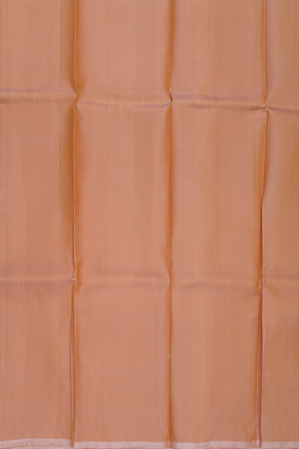 Twill Weave Border Brown Silk Dhoti With Shirt Material
