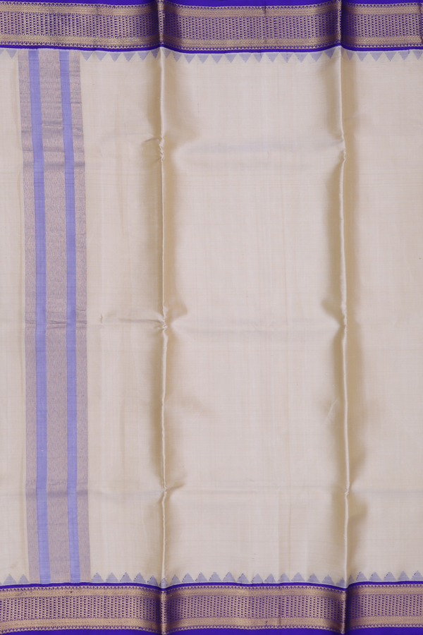 Contrast Border Pastel Brown Silk Dhoti With Shirt Material