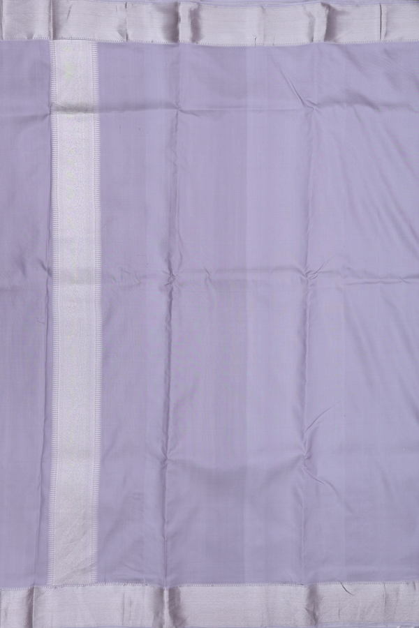 Zari Border Grey Silk Dhoti With Shirt Material