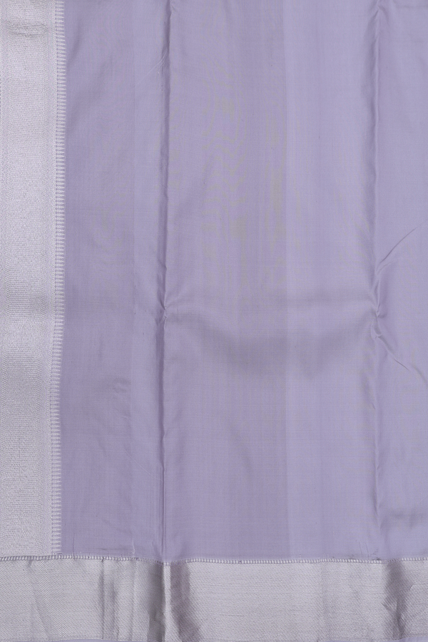 Zari Border Grey Silk Dhoti With Shirt Material