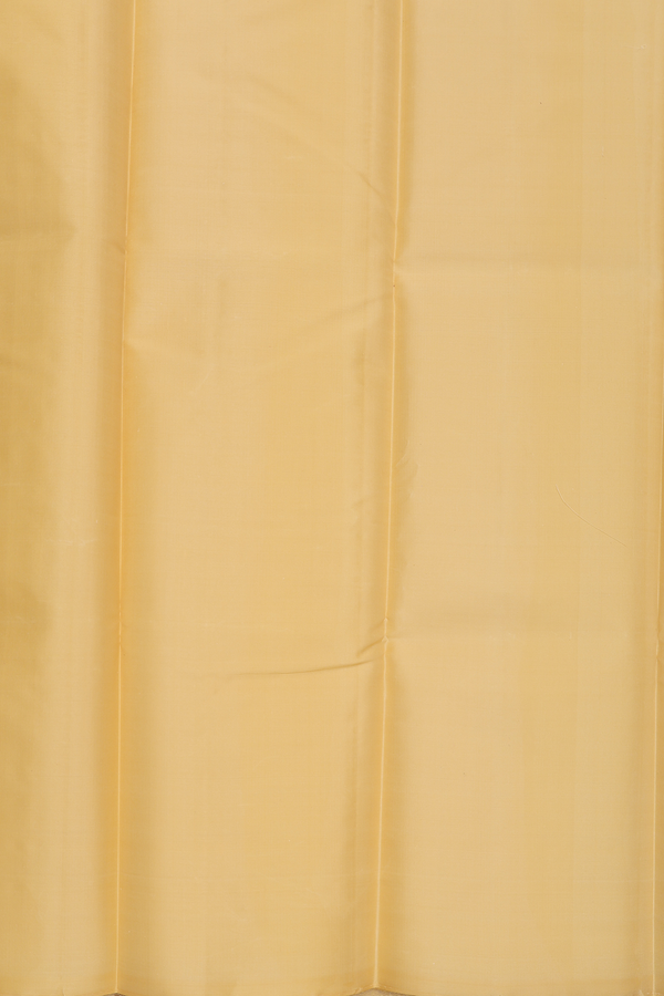 Diamond Border Yellow Silk Dhoti With Shirt Material