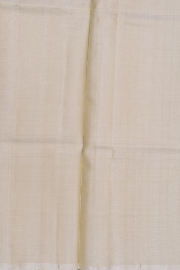 Ganga Jamuna Border Cream Silk Dhoti With Shirt Material