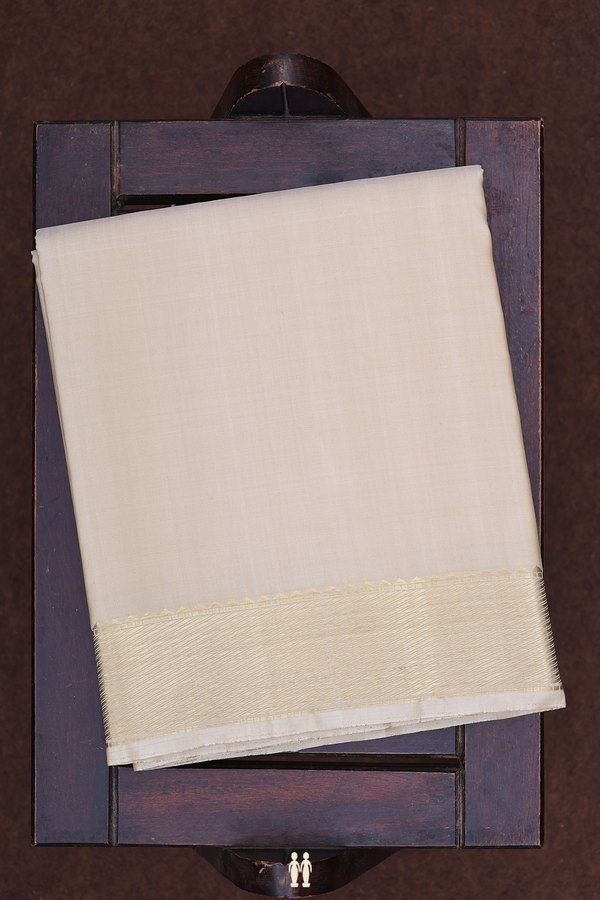 Twill Weave Border Brown Silk Dhoti With Shirt Material