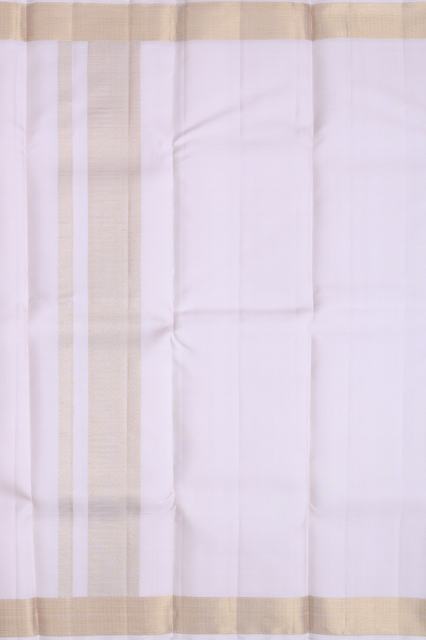 Zari Border Cream Color Silk Dhoti With Shirt Material