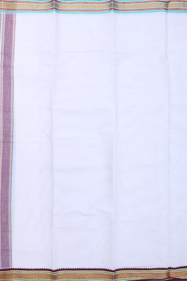 Ganga Jamuna Border White Cotton Dhoti