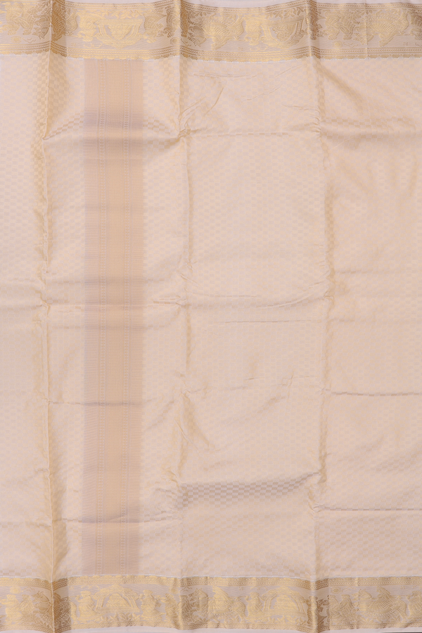 Traditional Border Brown Silk Dhoti With Shirt Material