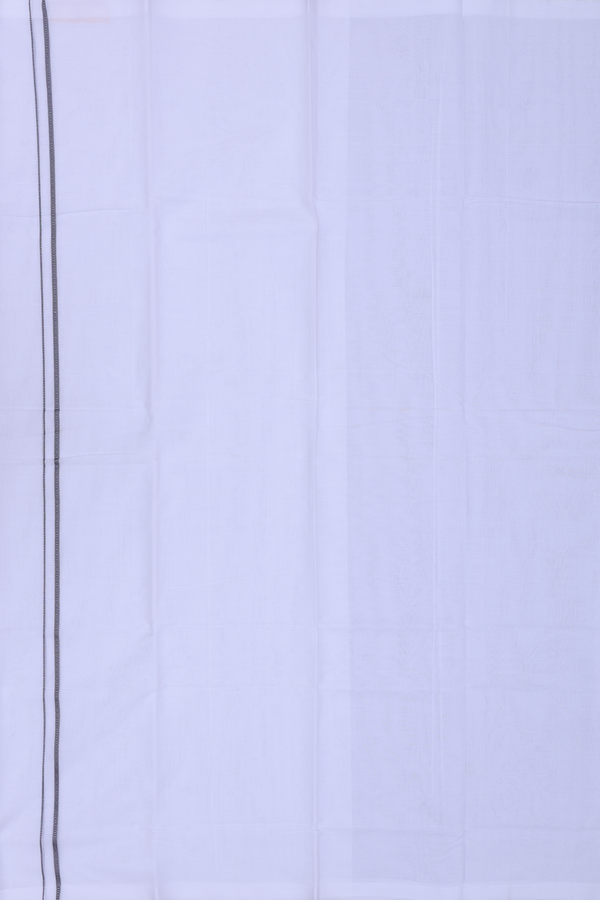 Light Weight Plain White Cotton Dhoti
