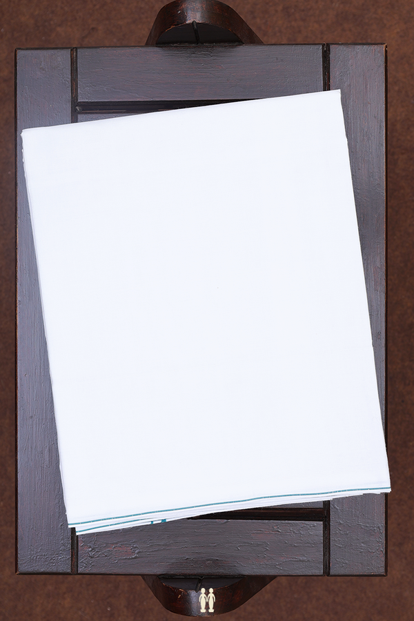 Light Weight White Cotton Dhoti